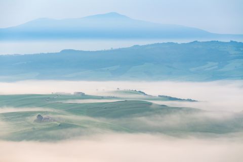 Tuscan layered landscape