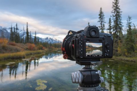 Wine country camera filtersysteem in de Canadese Rocky Mountains