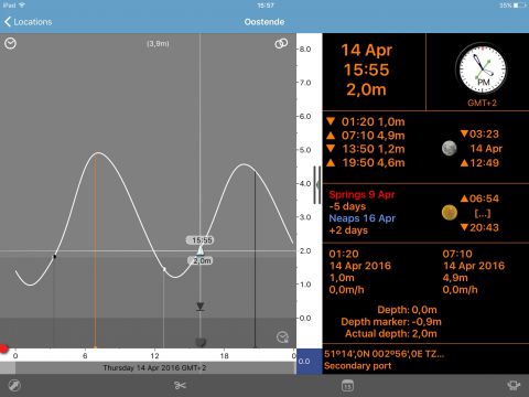 Tideplanner app